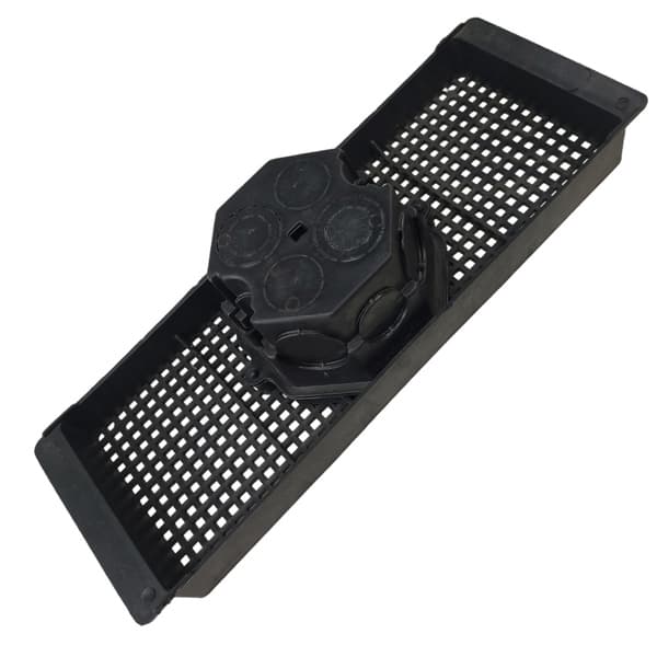 Caixa octogonal com suporte laje