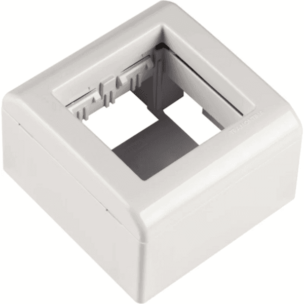 Caixa sobrepor 2 postos