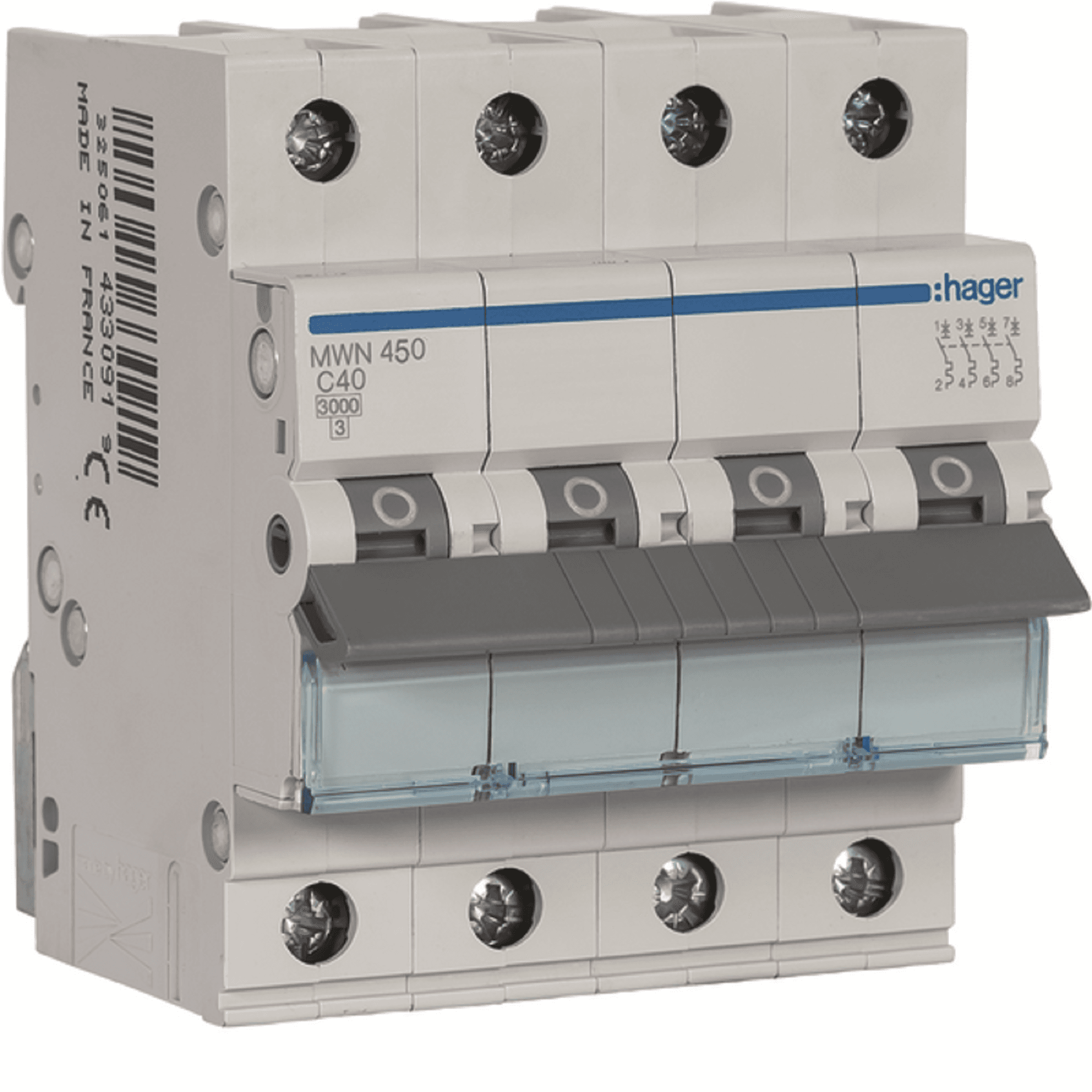 Disjuntor trifásico 50A