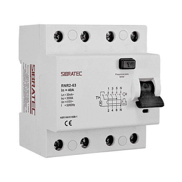 Dispositivo DR tetrapolar 25A