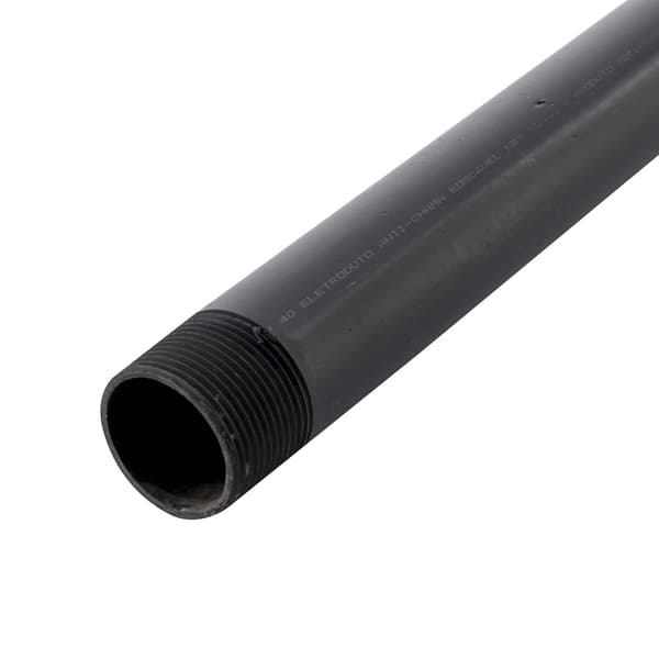 Eletroduto 3m rosca 1 1/4 preto